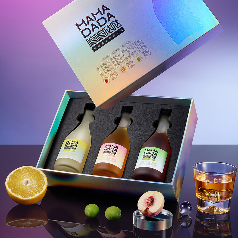 HUAWANG MAMADADA Rice Wine Gift Box Suite, Low-Alcohol, Rice Wine Manufacturing & Wholesale