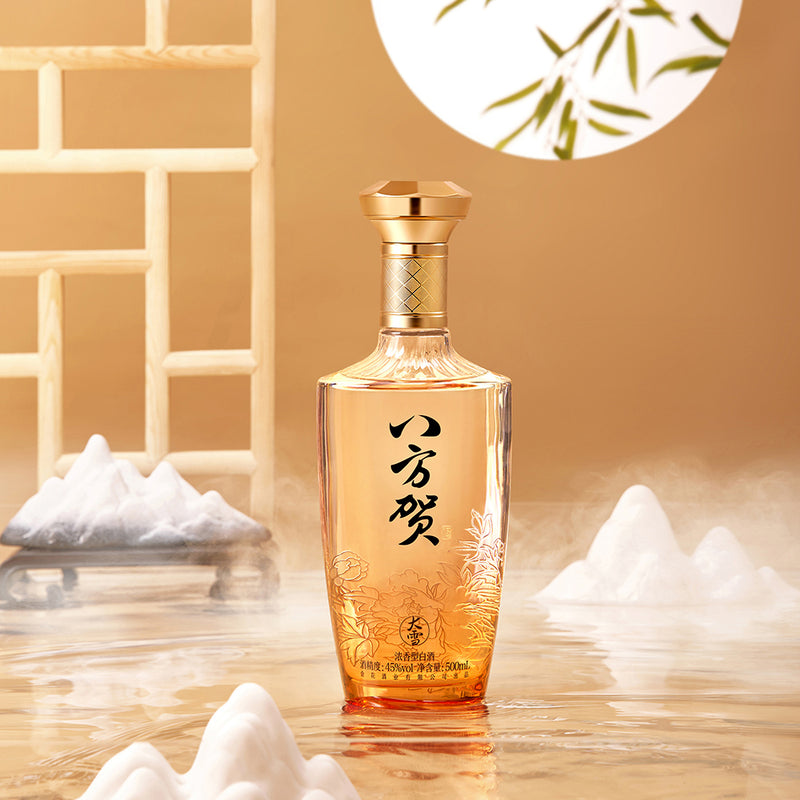 HUAWANG BA FANG HE Major Snow Strong-Flavor Baijiu, 45%VOL, Spirits & Liquor Manufacturing & Wholesale