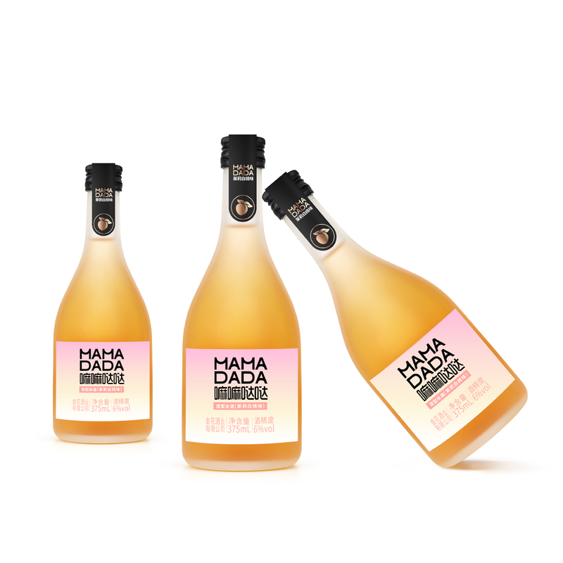 HUAWANG MAMADADA Jasmine Peach Flavor Rice Wine, Low-Alcohol, Rice Wine Manufacturing & Wholesale